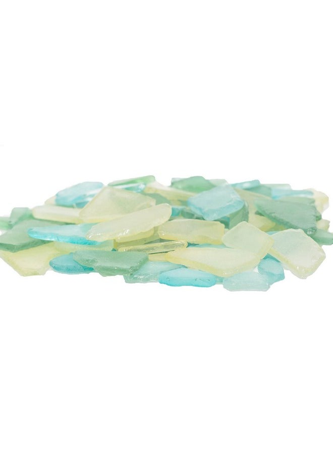 Nautical Crush Trading Sea Glass | Green Yellow Aqua Sea Glass Mix | Assorted Sea Glass For Decoration And Craft (11 Ounces)  - Image 5