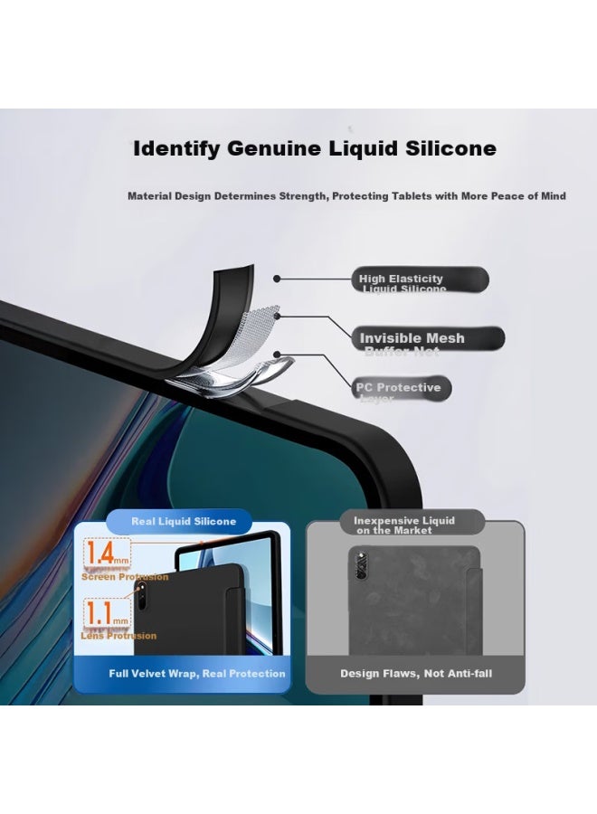 Suoying Protective Case For Huawei Matepad 11.5s 23 Dynamic Edition/soft Light Edition Tablet Case With Tempered Glass Film - Image 4