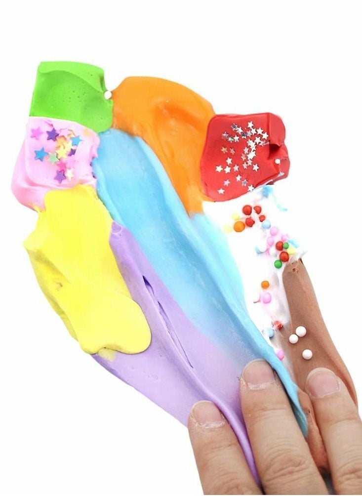 Y&D Butter Clay Kit, 9 Squares Starfish Series Boxed, Scented DIY Bottle Cloud Set, Soft Mud, Super & Non-Sticky Fluffy Clay, Sludge Toy Gift  - Image 3