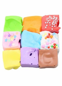 Y&D Butter Clay Kit, 9 Squares Starfish Series Boxed, Scented DIY Bottle Cloud Set, Soft Mud, Super & Non-Sticky Fluffy Clay, Sludge Toy Gift  - Image 5