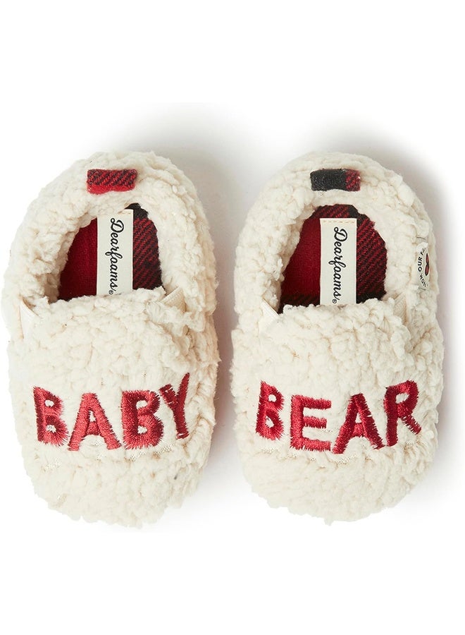 Dearfoams Dearfoams Unisex-Child Matching Family Toddler Lil Baby Bear Retired Colors Slipper - Image 1