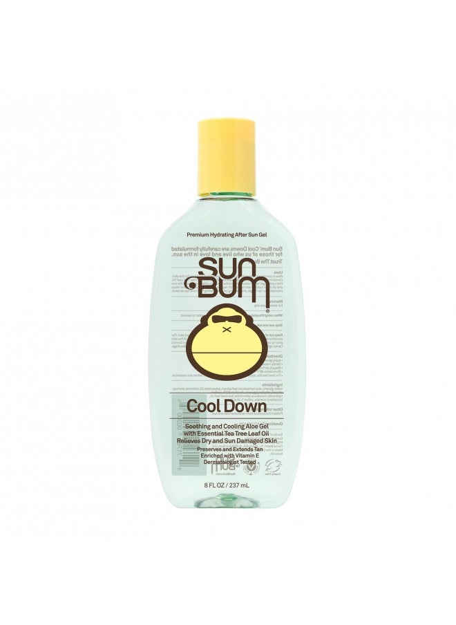 Cool Down Aloe Vera Gel | Vegan After Sun Care With Cocoa Butter To Soothe And Hydrate Sunburn | 8 Oz