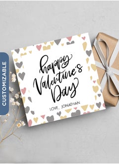 Personalised Happy Valentine's Day Greeting Card