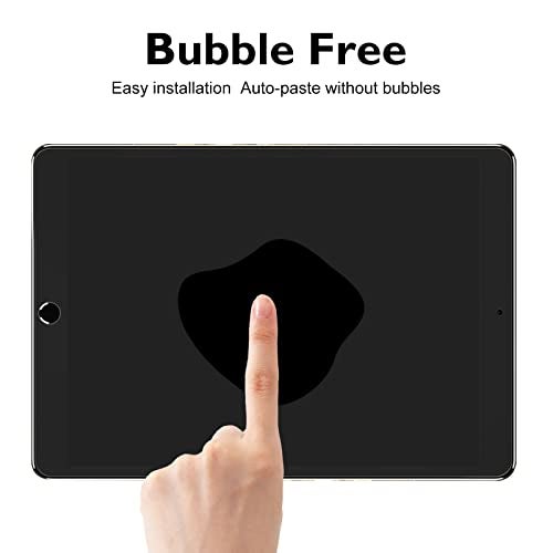 Esanik 2 Pack Like Paper Glass Screen Protector for iPad 9th/8th/7th Generation (10.2-Inch 2021/2020/2019) Tempered Glass 9H PAPERed Screen Protector with Matte Finish for Drawing Writing - Image 5