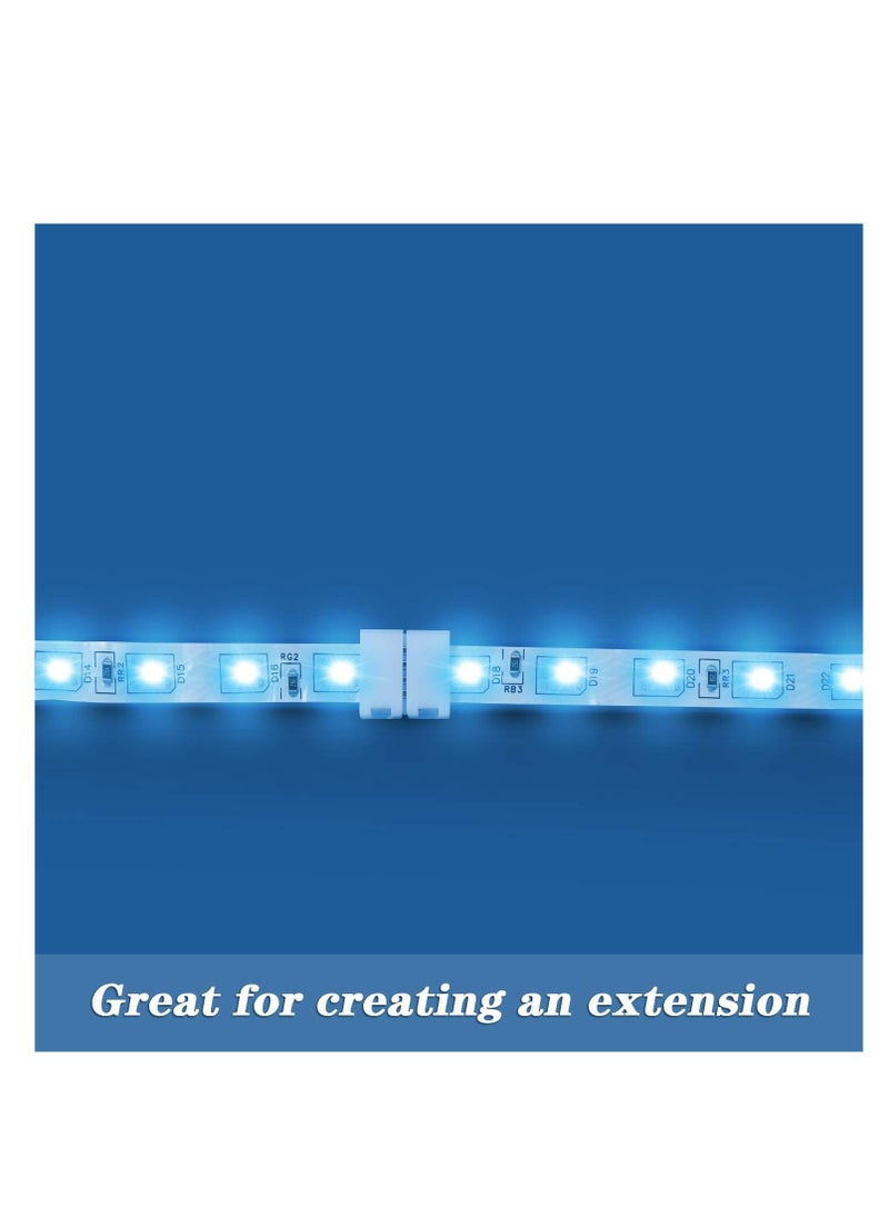 ماركة غير محددة مجموعة كاملة من 30 قطعة وصلات شريط LED RGB ازوني وصلة محول بدون فجوات بـ4 دبابيس متوافقة مع اس ام دي 5050 20 و5 L و5 موصلات T 10 ملم ألوان متعددة  - Image 3