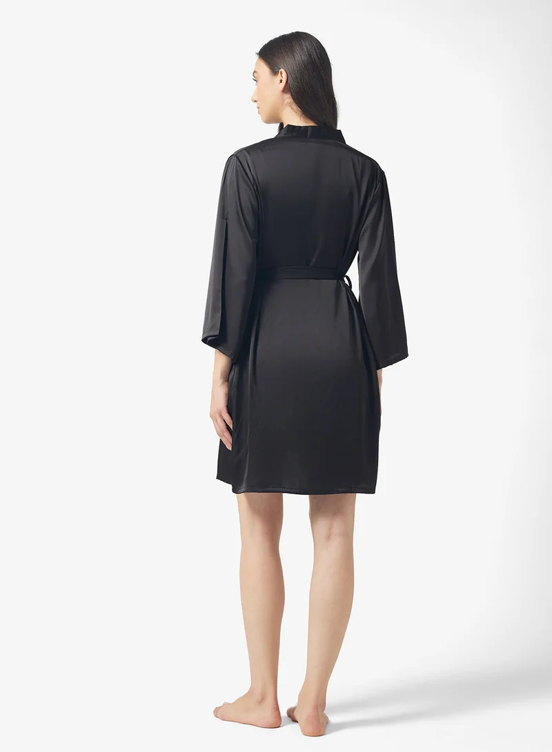 ELLA Lace Night Slip Dress With Robe