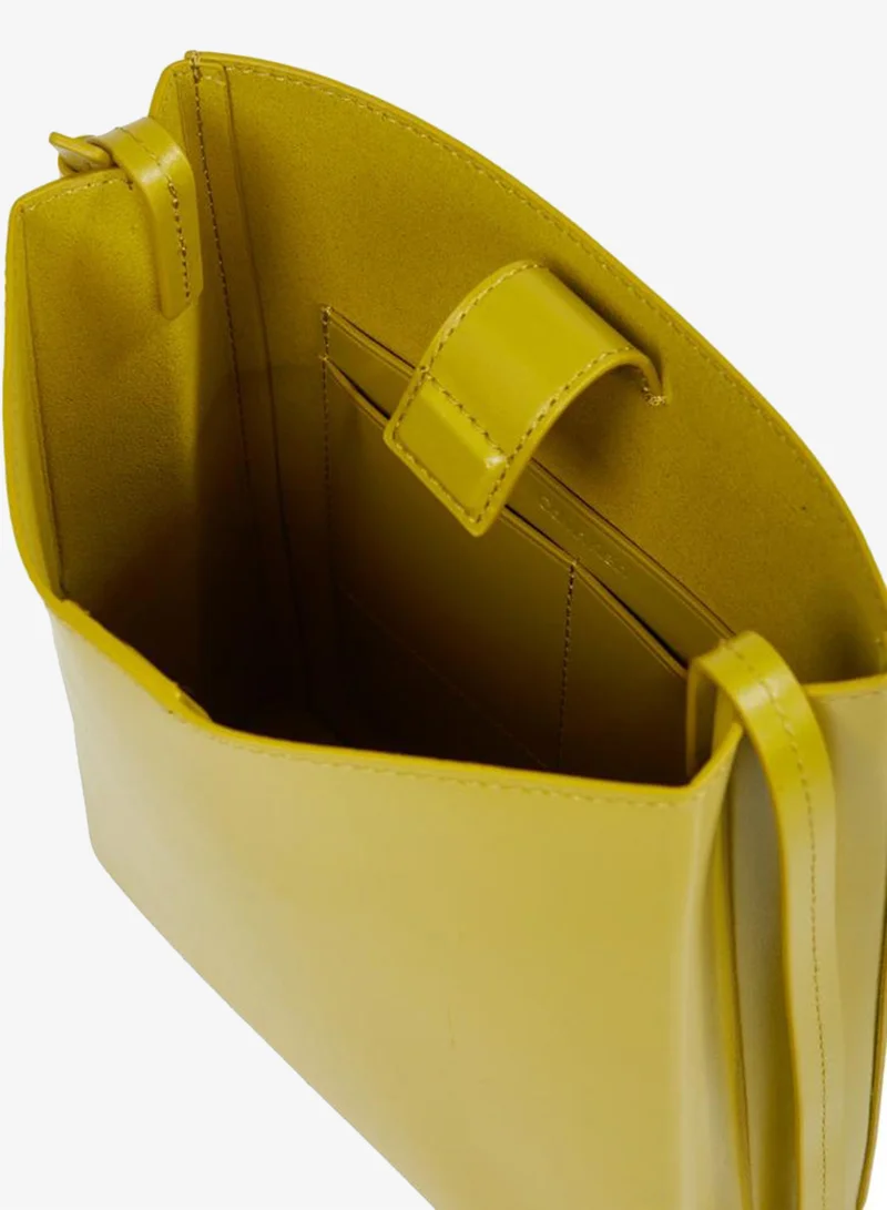 CALVIN KLEIN LEATHER CROSSBODY BAG