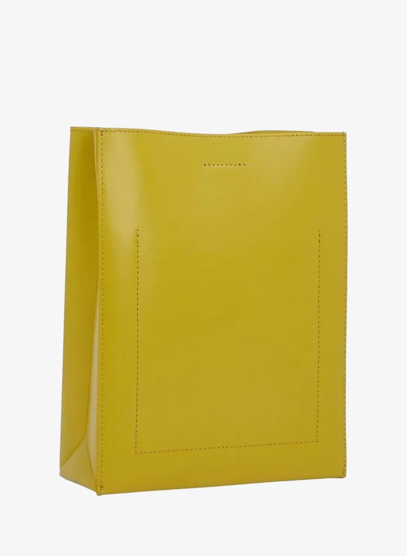 CALVIN KLEIN LEATHER CROSSBODY BAG