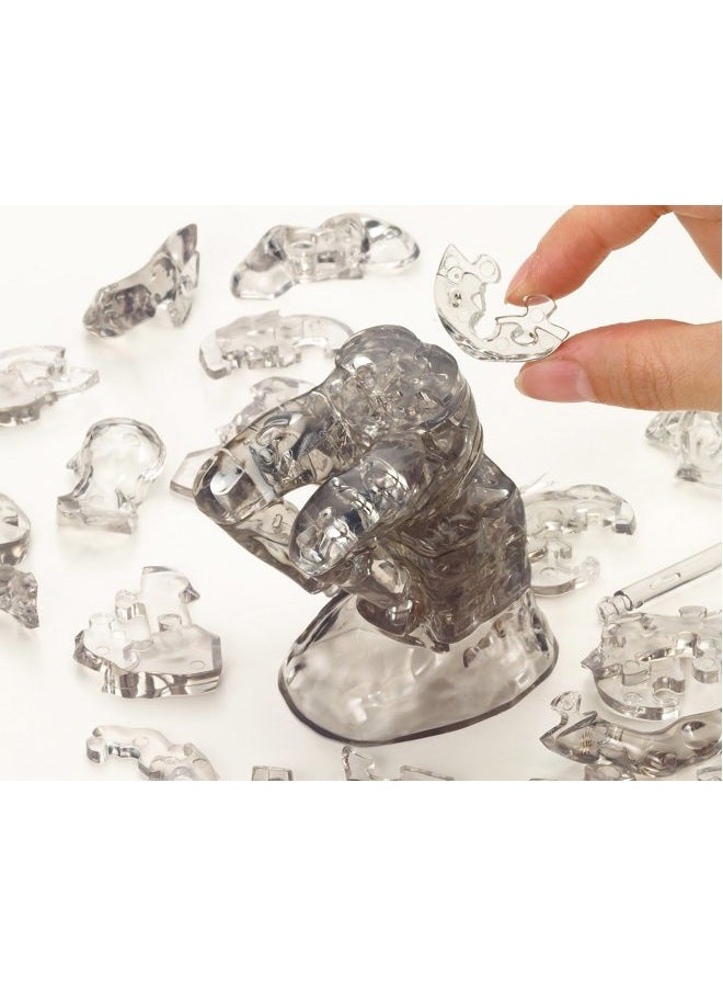 Beverly Crystal Clear 3D Puzzle - The Thinker (43Piece) Crystal Puzzle - Image 4