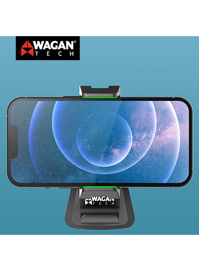 WAGAN Clip Mount Universal Multi-Function 360 Degrees Rotating Car Phone Holder Black 3.2 x 12 x 8 cm 5088 - Image 5