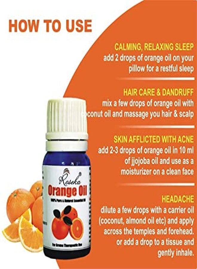 Roseka Essential Oil Orange & Lemon/Olive Essential Oil Combo Set Each - 100% Pure, Natural & Undiluted Refreshing Essential Oil Kit Aromatharapy Pack of 3 (100+10+10 ml) - Image 4