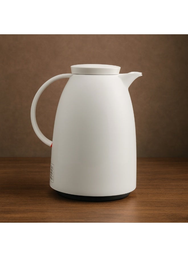 BASURRAH Luxury Tea & Coffee Thermos from BASURRAH – white -, 0.5 Liter - Image 1