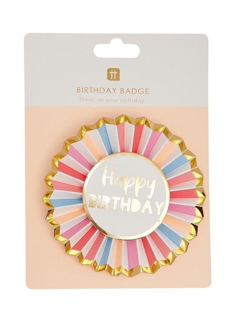 Talking Tables Happy Birthday Party Badge  - Image 4