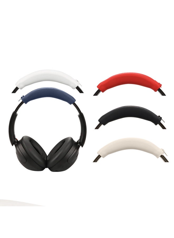 Suitable For SONY SONY WH-1000XM4 Ear Cap Head Beam Cover Skeleton Silicone Earmuffs Earplugs Protective Shell-Color:Two-piece Set Dark Blue Ear Cap Head Beam Adhesive-Model:Sony WH-1000XM4  - Image 4