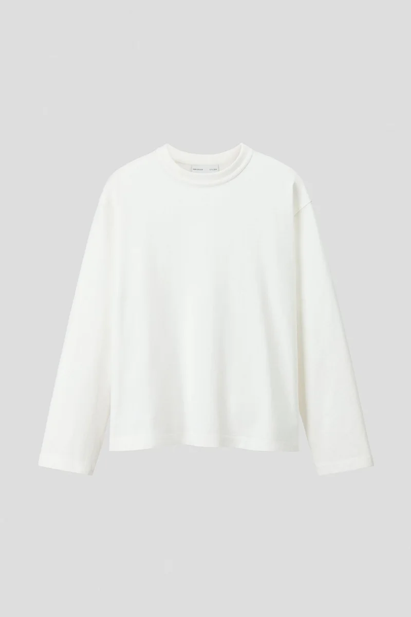 H&M  Loose Fit Long-sleeved cotton T-shirt for Men | Best Price UAE