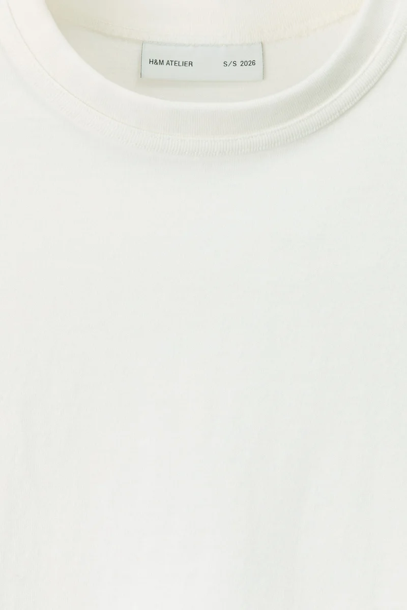 H&M  Loose Fit Long-sleeved cotton T-shirt for Men | Best Price UAE
