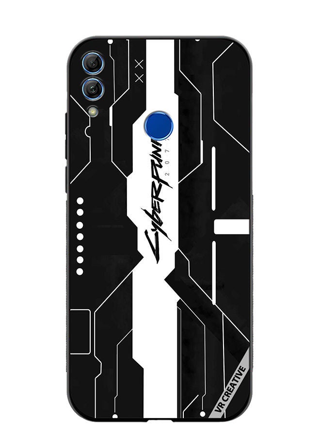 Protective Case Cover For Honor 10 Lite Cyberpunk Design Multicolour
