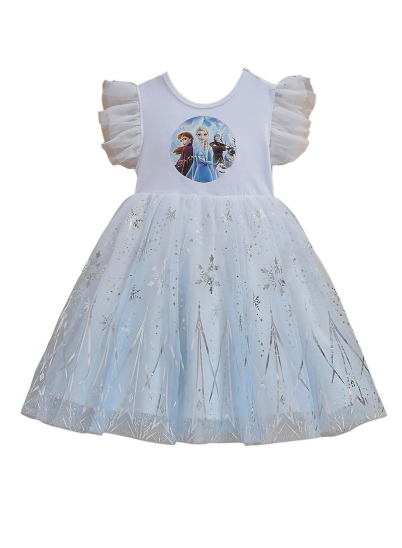 D'Daniela Elsa Fairy Glow Dress - Blue - Image 1