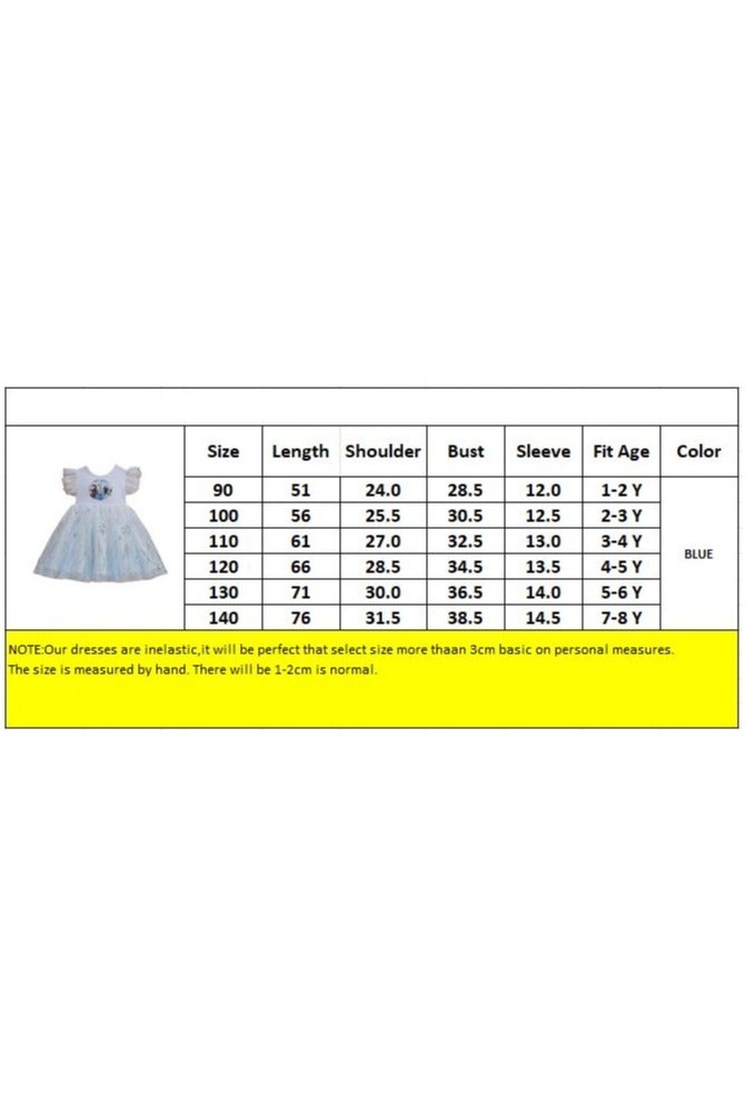 D'Daniela Elsa Fairy Glow Dress - Blue - Image 4