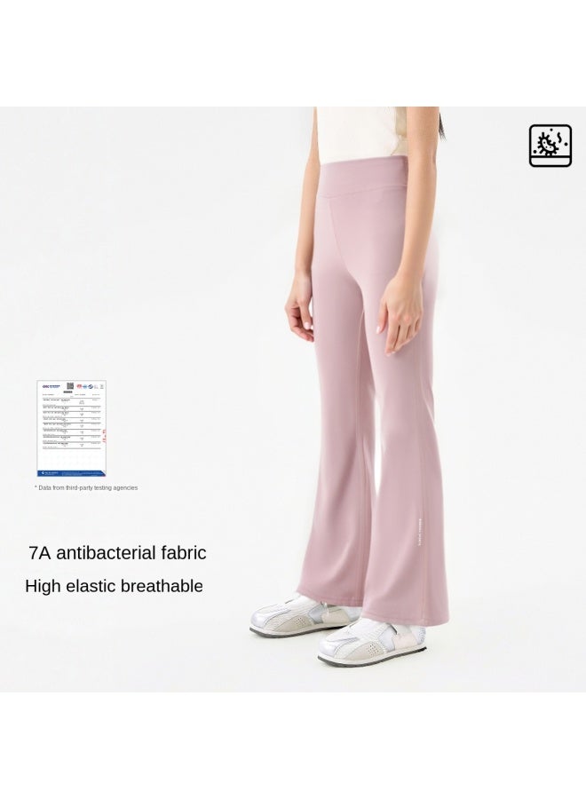 Babu Bean 【7a Antibacterial، Four-way Stretch】بنطال يوجا ضيق مخصر ومرفوع للطول للفتيات من الحجم المتوسط إلى الكبير لفصلي الربيع والخريف - Image 3
