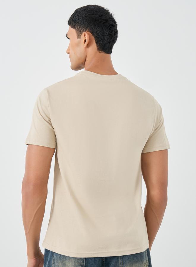 ستايلي تيشيرت قطن بقصة عادية بتفاصيل مطرزة من ستايلي - Image 4