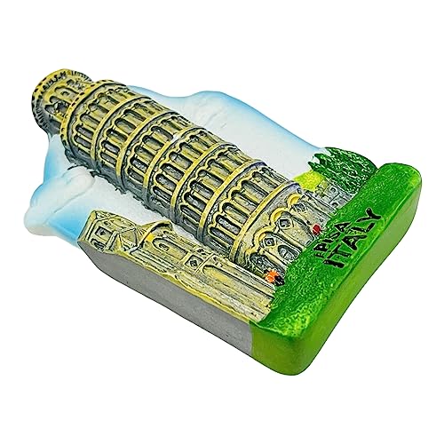 Moira 3D Resin Magnet for Fridge Decoration Travel Souvenir Pisa Italy - Image 4
