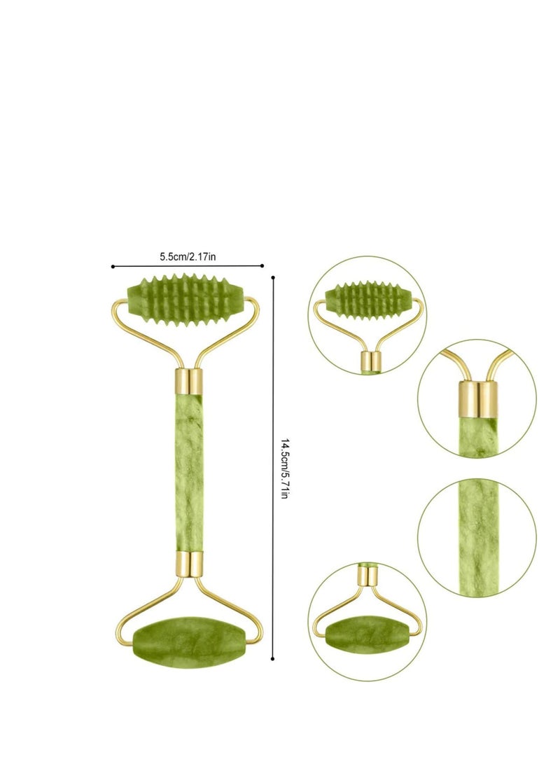 Excefore 4 Pack Jade Roller,Automoness Jade Facial Roller for Anti Wrinkles and Puffiness, Anti Aging Natural Quartz Face Massager Roller - Image 5