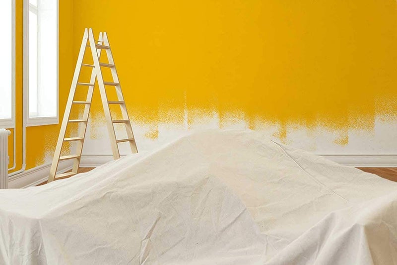 Zuperia Canvas Drop Cloth For Painting (Size 4X5 Feet Pack Of 4) Pure Cotton Painters Drop Cloth For Painting Furniture & Floor Protection - All Purpose Thick Canvas Tarp With Double Stitched Edges - Image 5
