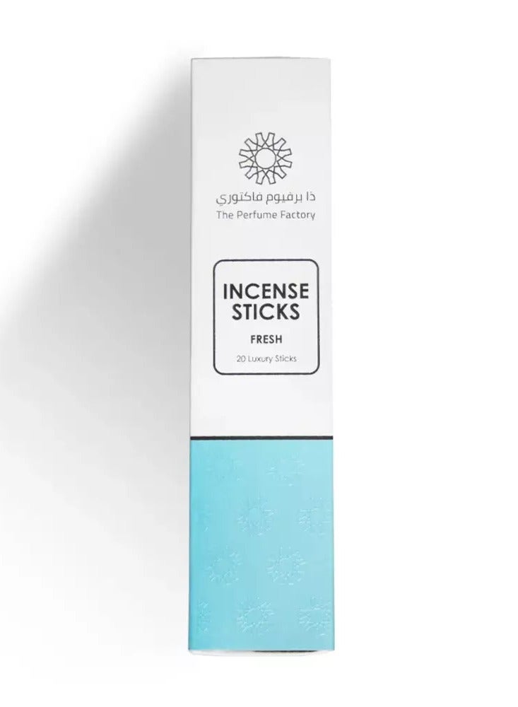 مصنع برفيوم فاكتوري عيدان بخور - 20 عود - نضارة