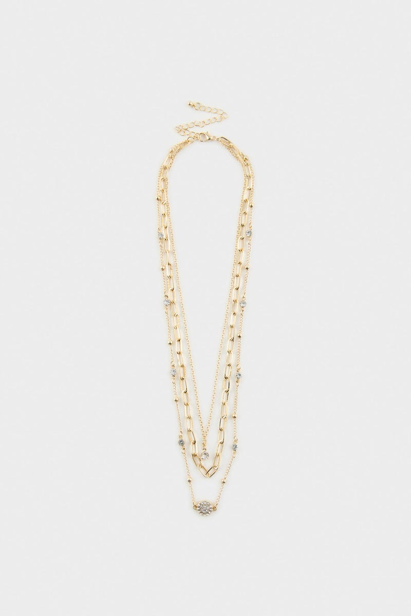 DeFacto Gold Woman Woman 3 Piece Necklace Set Casual - Image 3