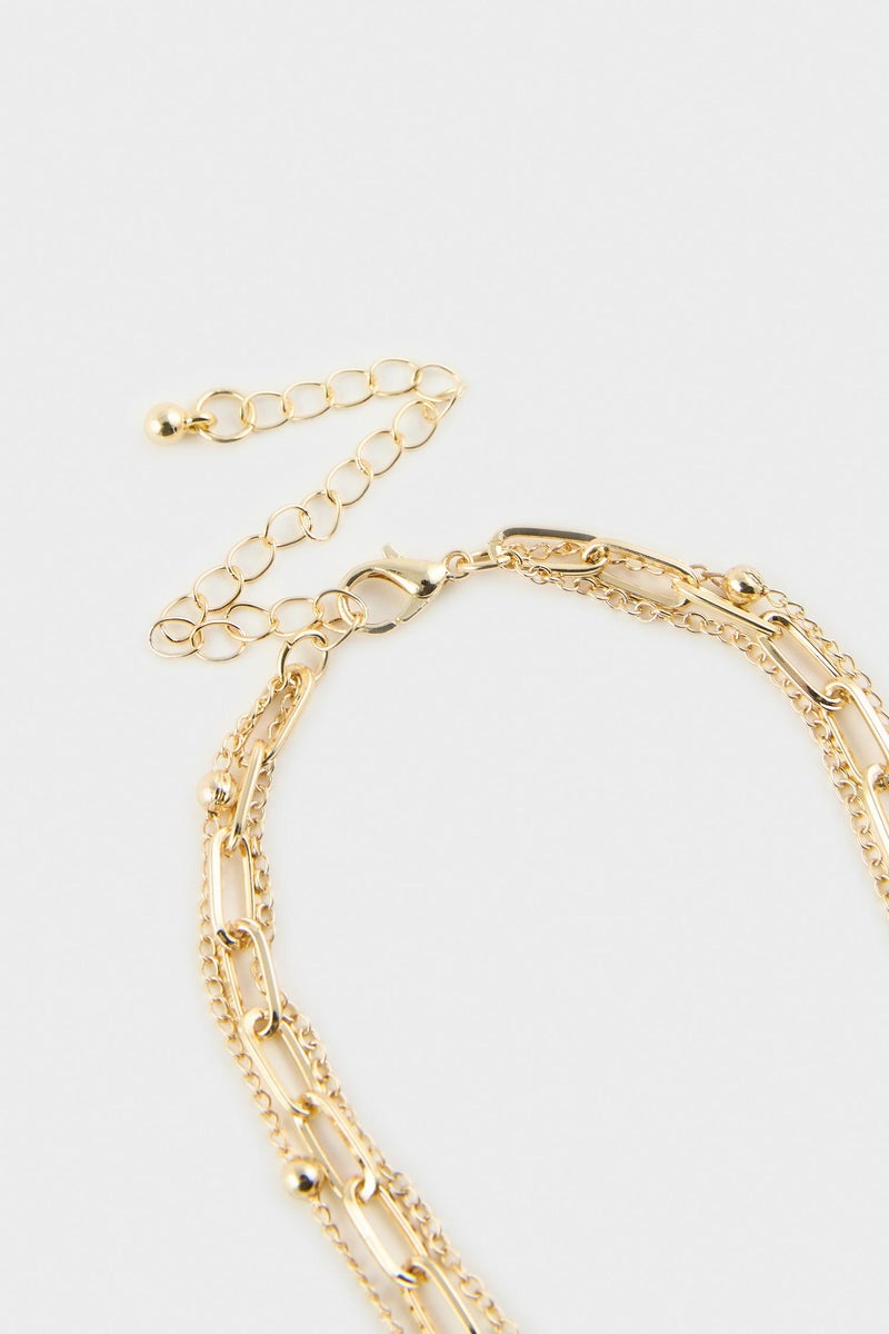 DeFacto Gold Woman Woman 3 Piece Necklace Set Casual - Image 5