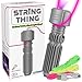 Funwares String Thing Glowing String Toy with Builtin Blacklight for Stunning Visual Effects Perfect for Kids Teens and Adults Cool Gadget for Amazing Tricks and Endless Entertainment - Image 2