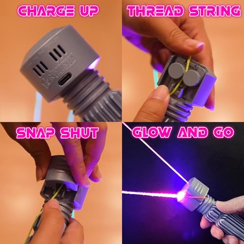 Funwares String Thing Glowing String Toy with Builtin Blacklight for Stunning Visual Effects Perfect for Kids Teens and Adults Cool Gadget for Amazing Tricks and Endless Entertainment - Image 5