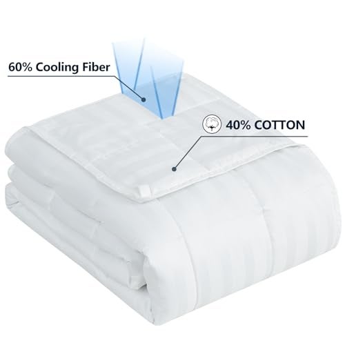 anfie Weighted Blanket Queen/King Size (80"x87" 20lbs),Ultra Soft and Cozy Cooling Weighted Blanket for Adult,Heavy Blanket with Machine Washable Soft Blanket, White - Image 2