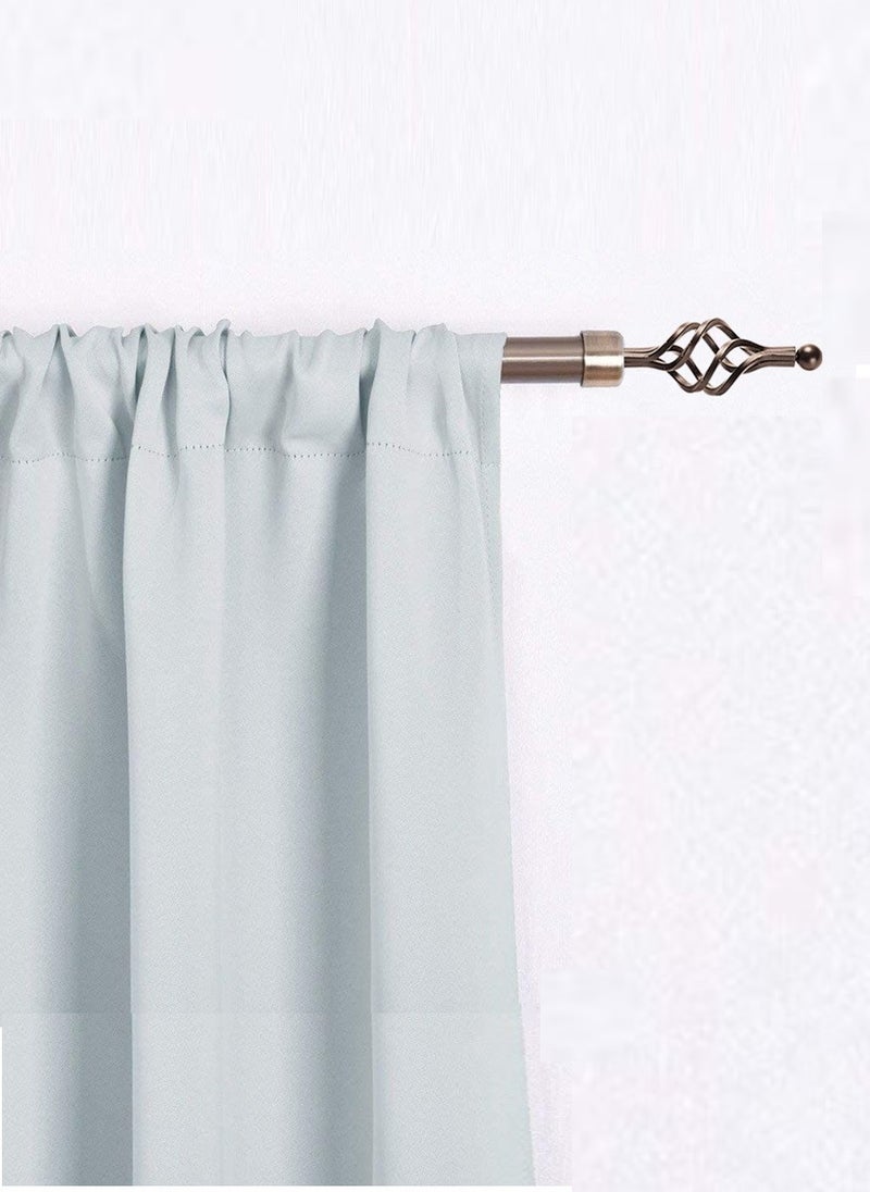 Extendable Single Curtain Rod Copper 100-200cm 2 Meter - Image 4