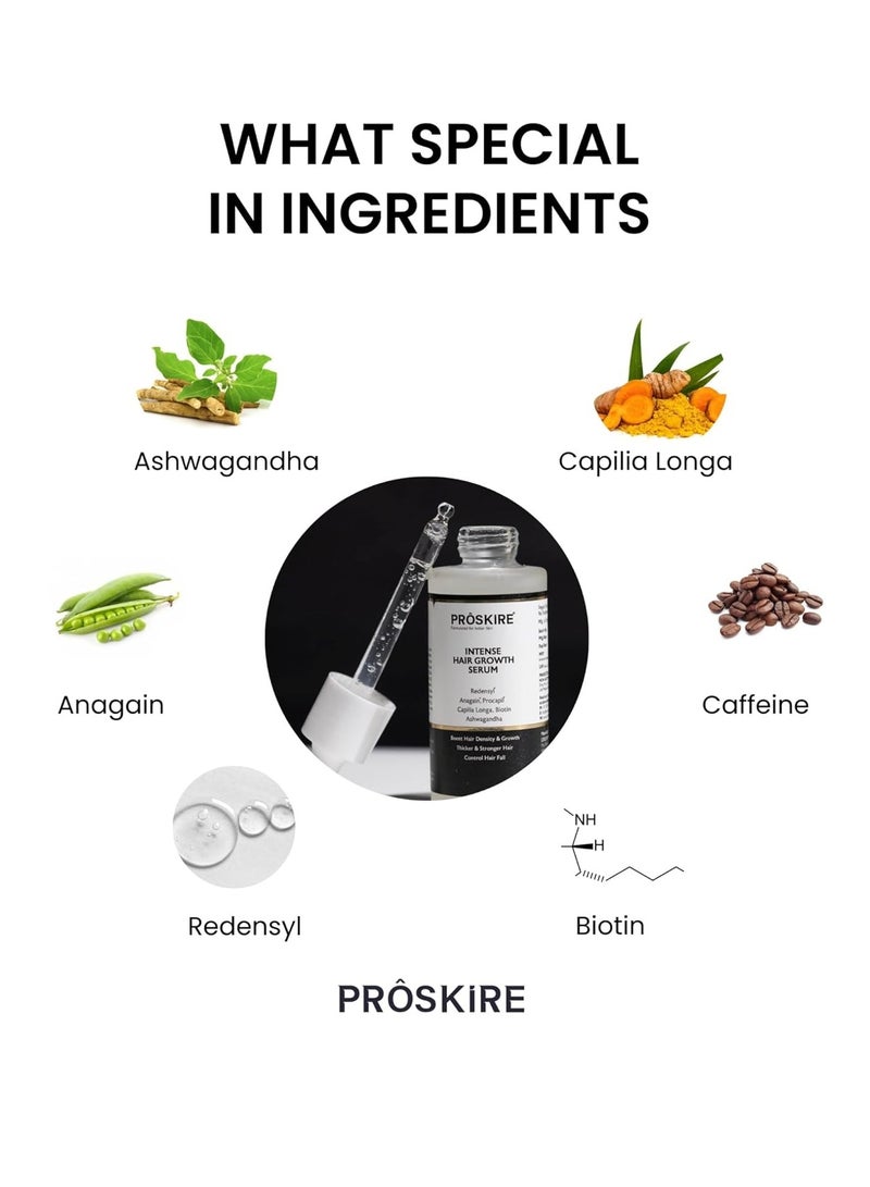 Proskire Intense Hair Growth Serum ,30ML - Image 2