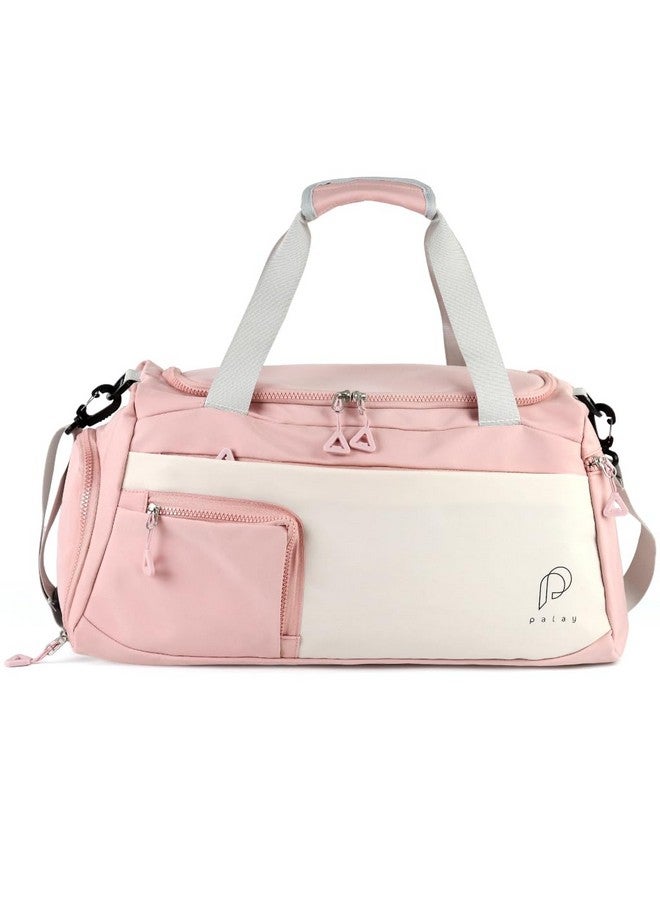 PALAY¬Æ Gym Bag Fashion Fitness Bag with Shoe Compartment Lightweight Duffle Shoulder Travel Multifunctional Travel Waterproof Day Pack Shoulder Yoga,Pink - Image 1
