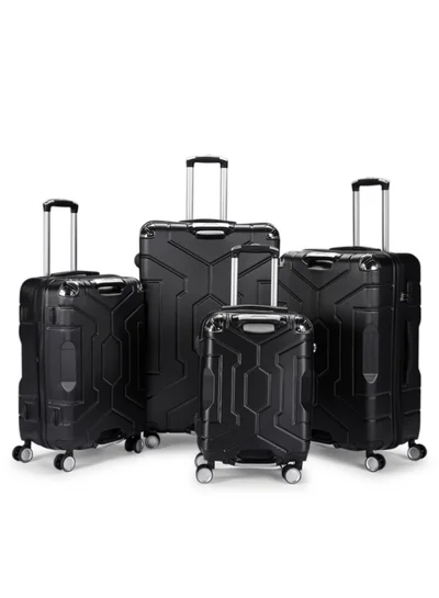 LIMRA Travel bag set consisting of 4 luggage bags, size 32"/28"/24"/20 inchesBlack