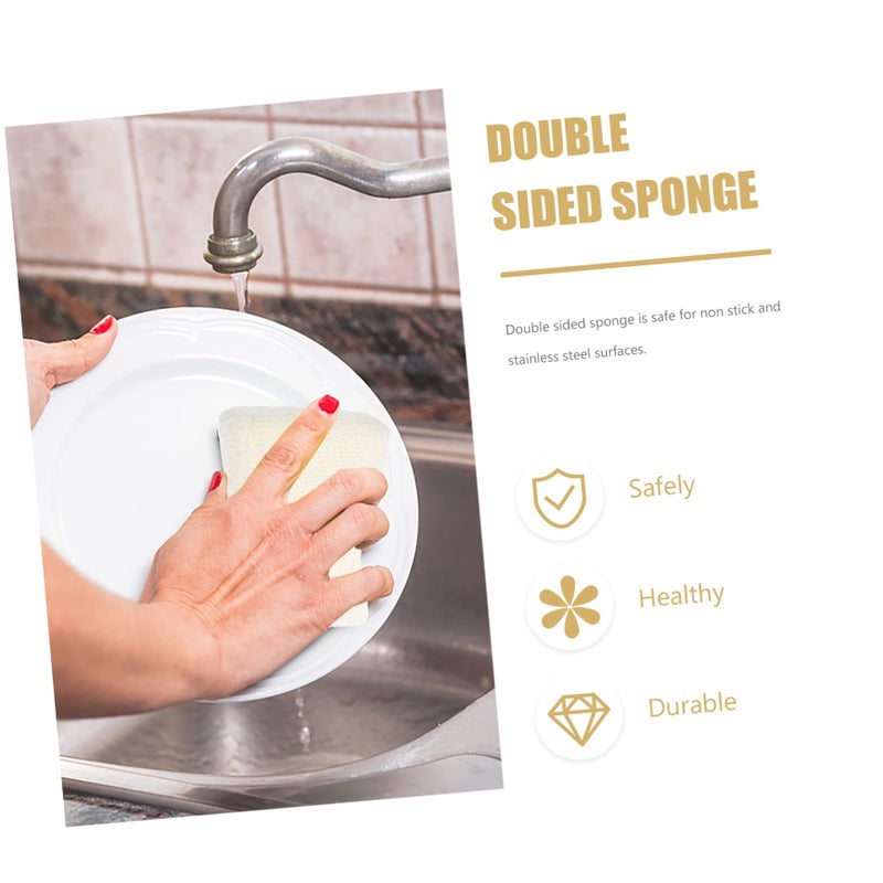 Heavy Duty Scrub Sponge Pack Of 3 Reusable Fast Drying Odor Resistant Kitchen Cleaning Sponges - Image 4