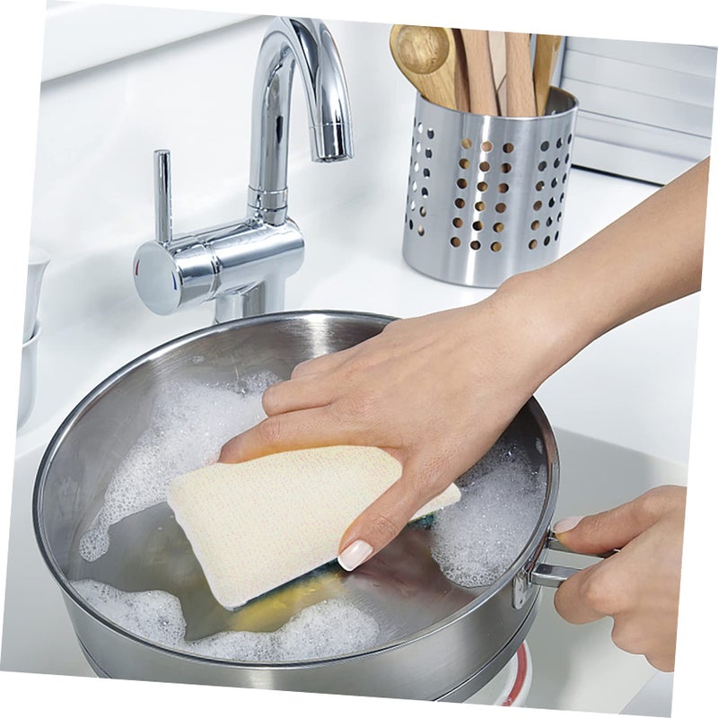 Heavy Duty Scrub Sponge Pack Of 3 Reusable Fast Drying Odor Resistant Kitchen Cleaning Sponges - Image 3