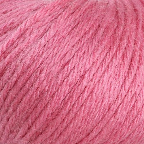 Gazzal 3 Pack (Ball) Gazzal Baby Wool XL Total 5.28 Oz / 328 Yrds, Each Ball 1.76 Oz (50g) / 109 Yrds (100m) Super Soft, Medium-Worsted Yarn, 40% Lana Merino 20% Cashmere Type Polyamide, Pink - 831 - Image 2