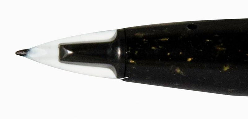 Pentel JM20MB-A Fountain Pen, Black & Gold Marbled Barrel, Black ink (Pack of 12) - Image 3