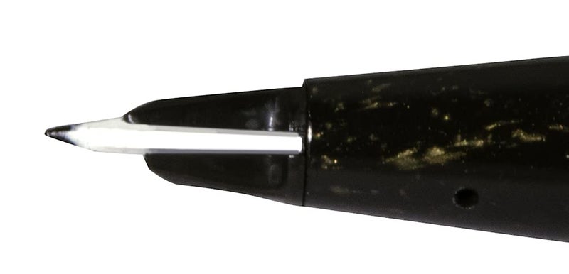 Pentel JM20MB-A Fountain Pen, Black & Gold Marbled Barrel, Black ink (Pack of 12) - Image 2