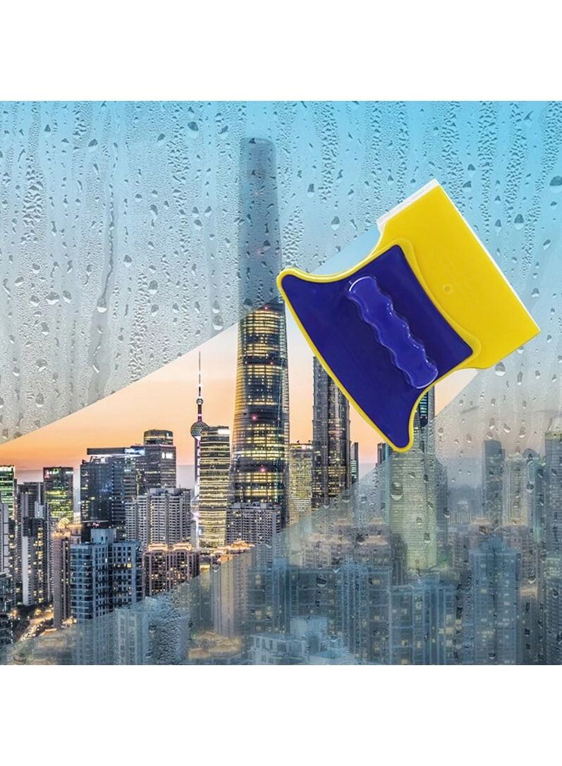 Double Sided Magnetic Window Cleaner Double Sided Magnetic Window Cleaner Window Cleaning Brush Household Glass Cleaning Tools - Image 1