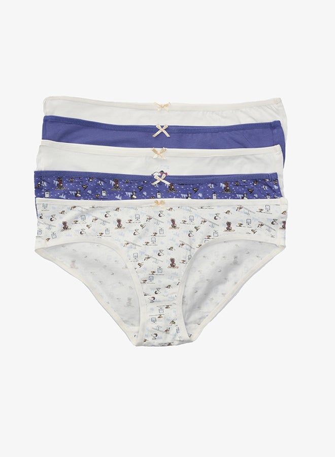 Carina Pack of 5 Colored Bikini Panties - Image 1