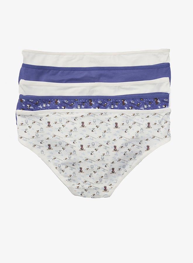 Carina Pack of 5 Colored Bikini Panties - Image 2