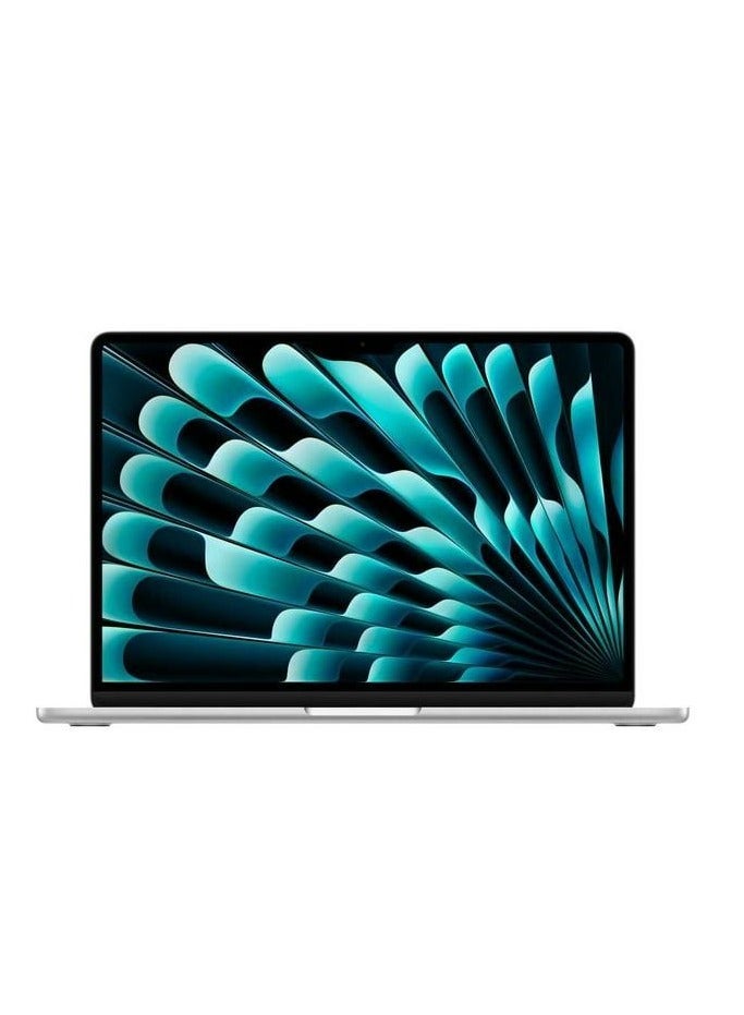 MacBook Air MC9E4 Laptop With 15.3-Inch Display, M3 chip 8-core CPU and 10-core GPU Processor/16GB RAM/256GB SSD/macOS English Silver