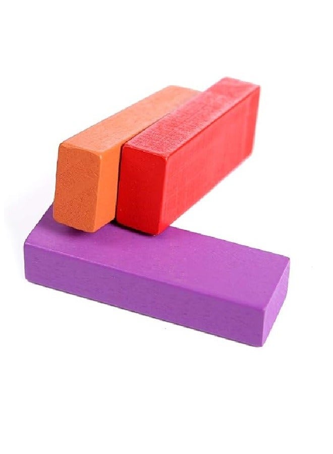 Wood Brandon-Super Lotus Building Blocks Set Of 54 Pieces For Kids - Multi Color  - Image 4