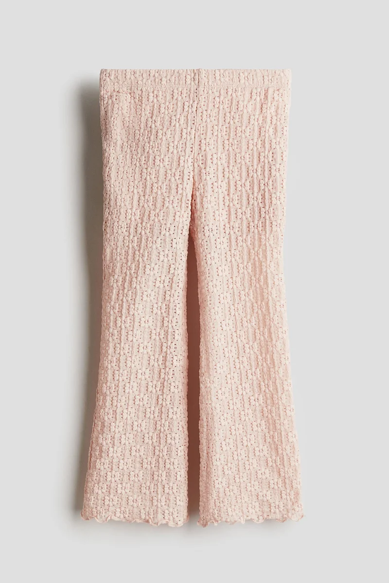 H&M Textured jersey trousers