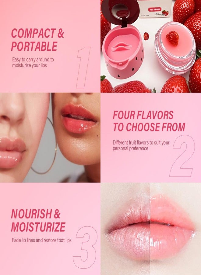 FYEBOO Fruit Lip Mask Set with Honey & Vitamin E, Moisturizing Overnight Treatment, Effective Reduces Lip Lines Prevention Dry and Cracked (9 Flavors) - Image 5